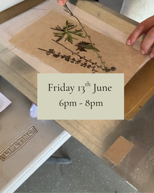 Nature Printmaking Workshop - Friday 13th June 2025