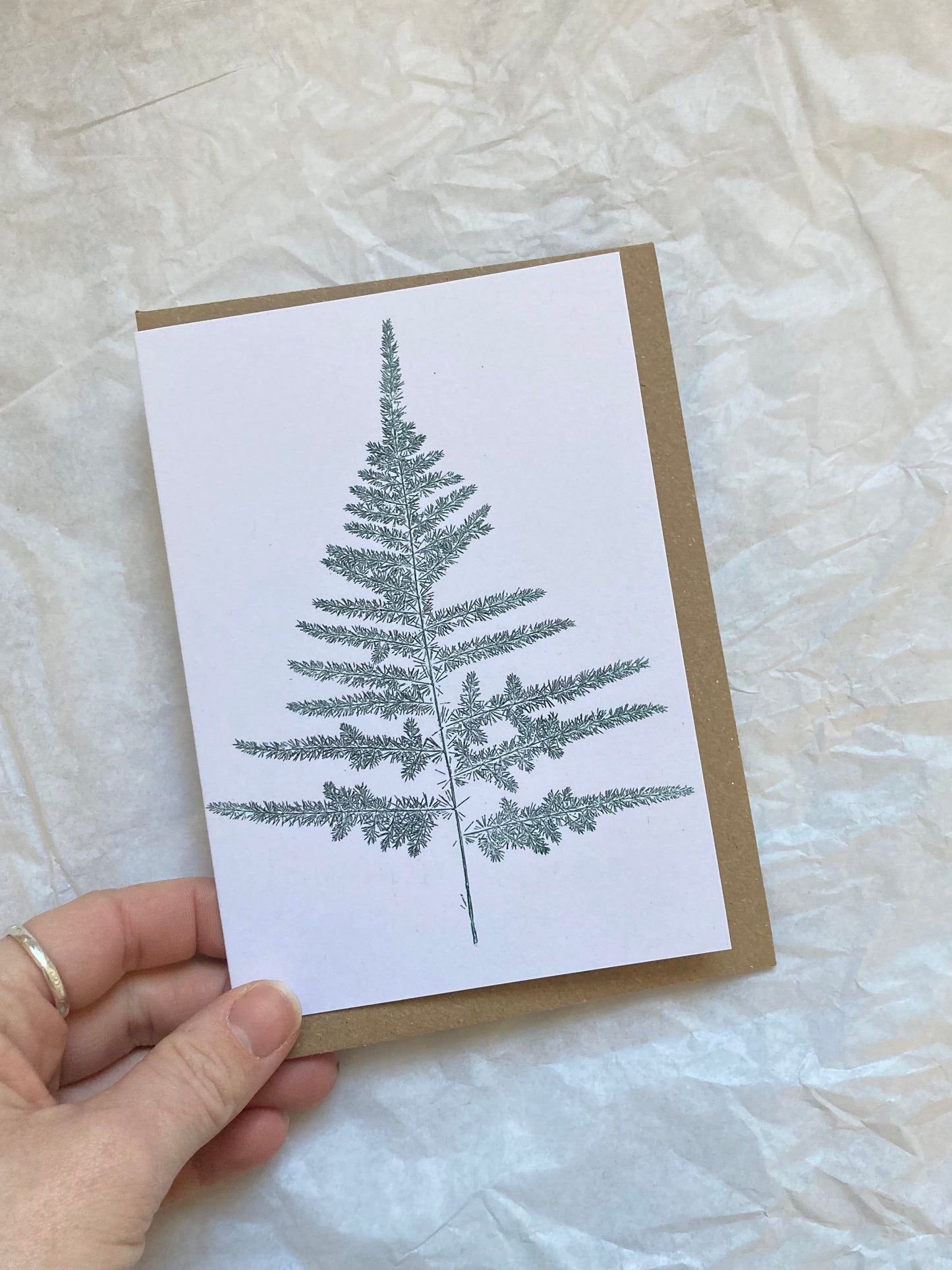 Botanical Monoprint Christmas Cards Mix and Match