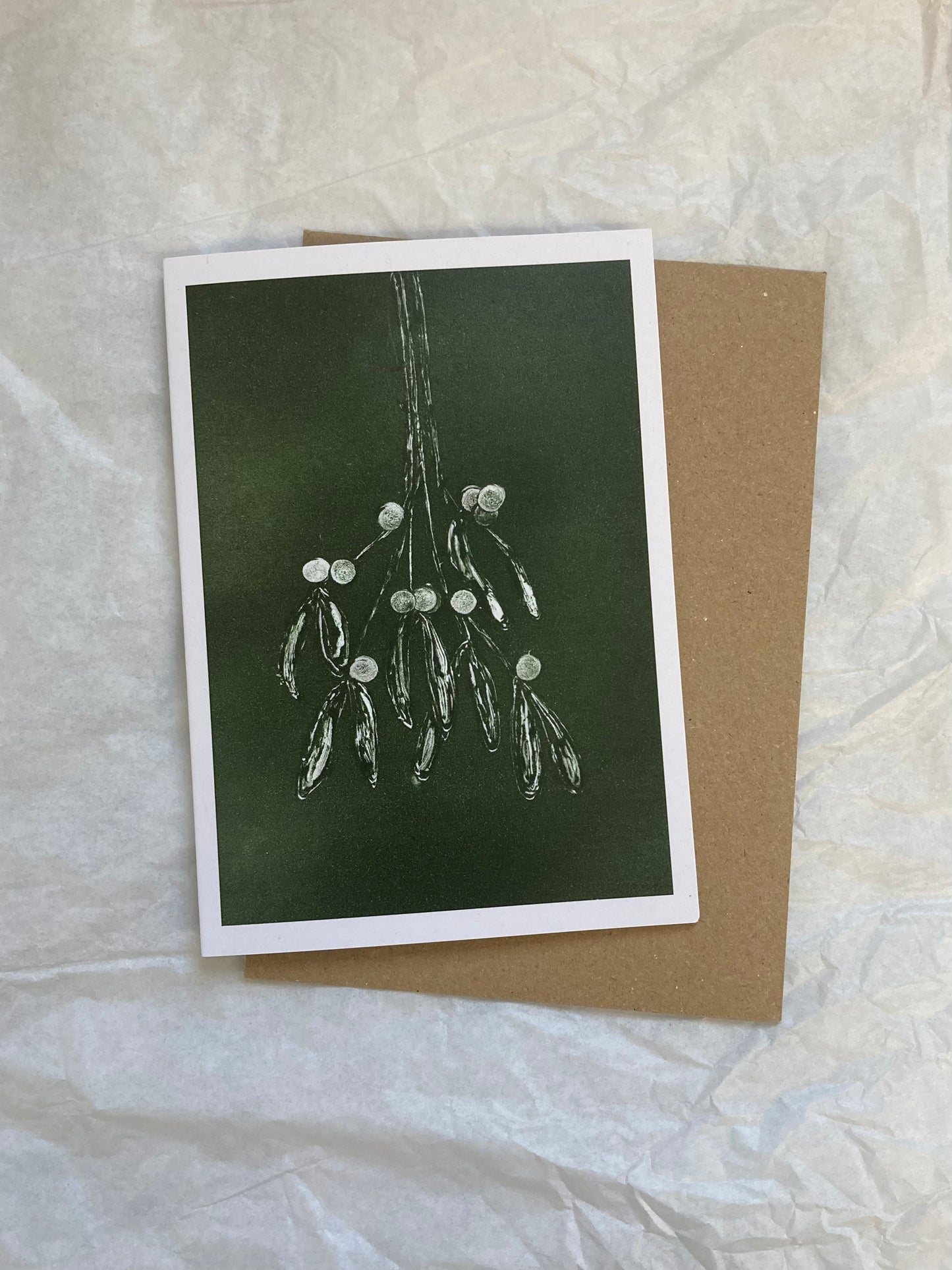 Christmas Monotype Cards Mix and Match