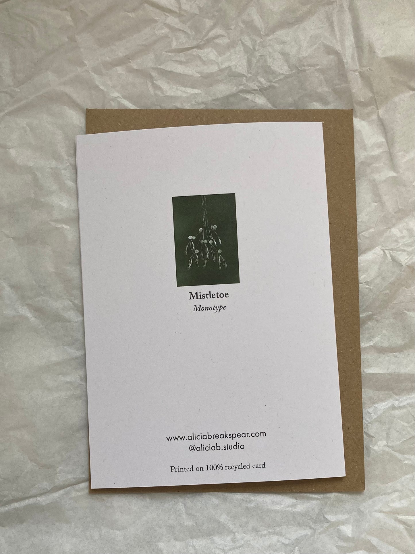 Christmas Monotype Cards Mix and Match