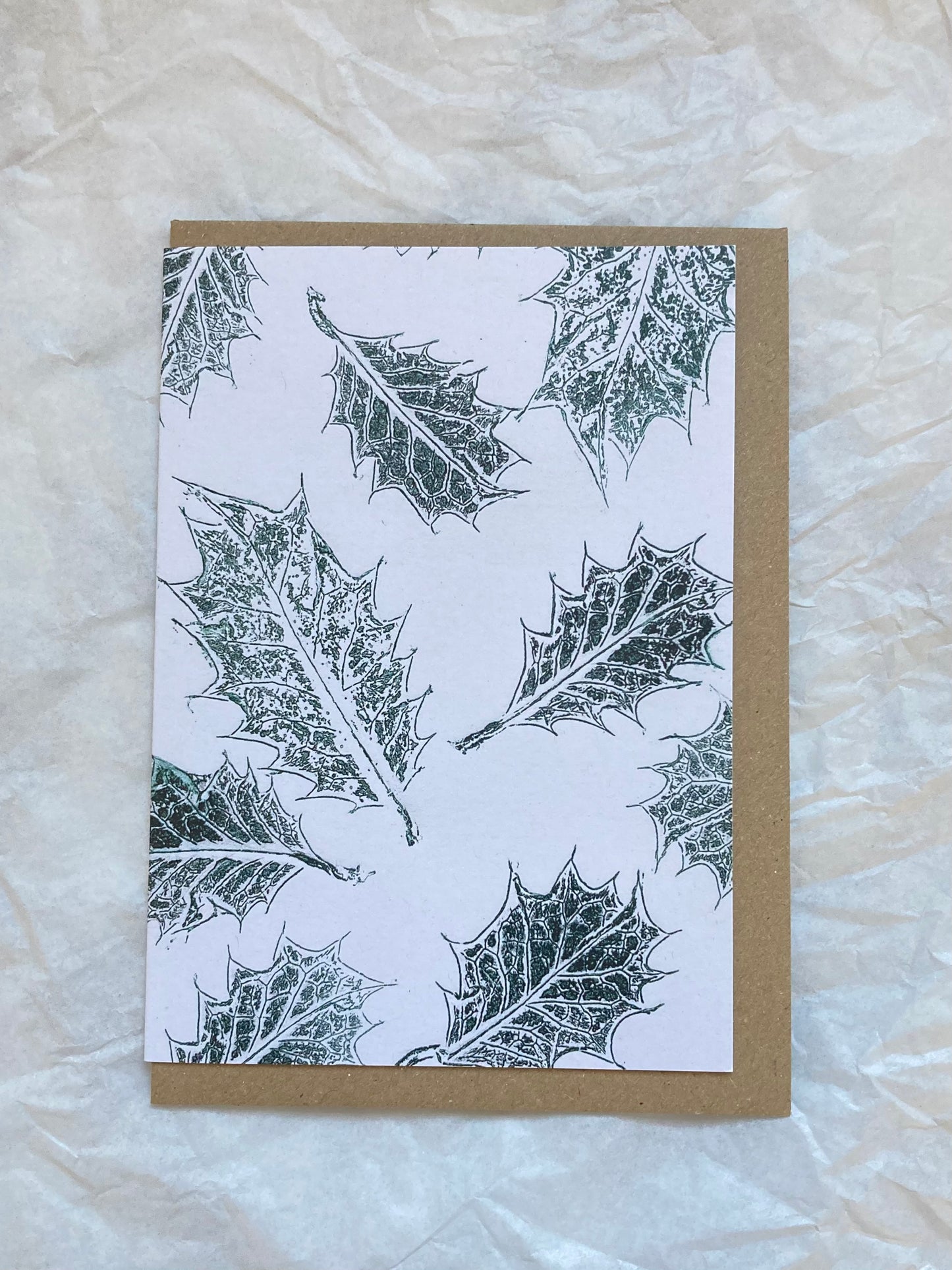 Botanical Monoprint Christmas Cards Mix and Match