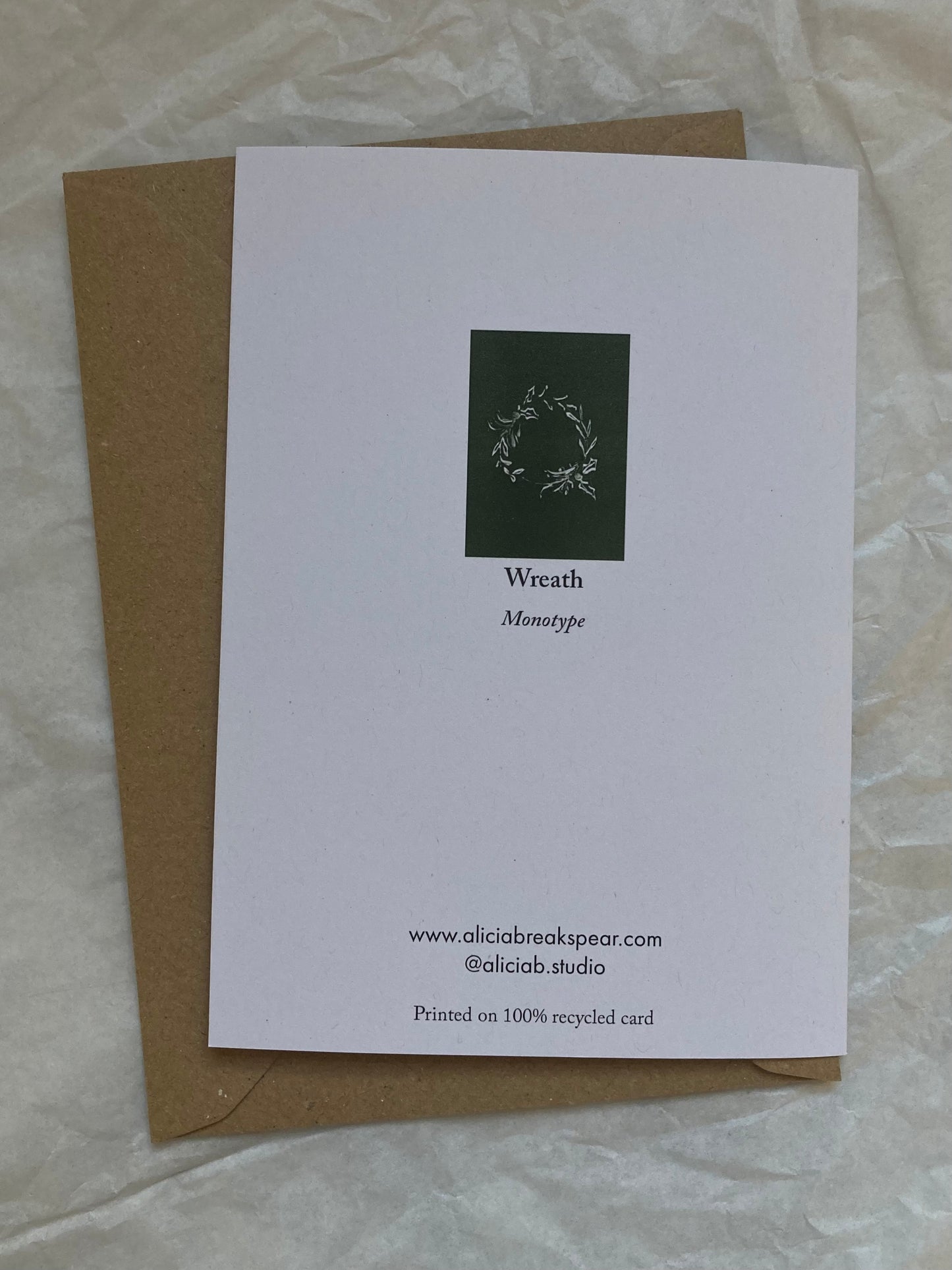 Christmas Monotype Cards Mix and Match