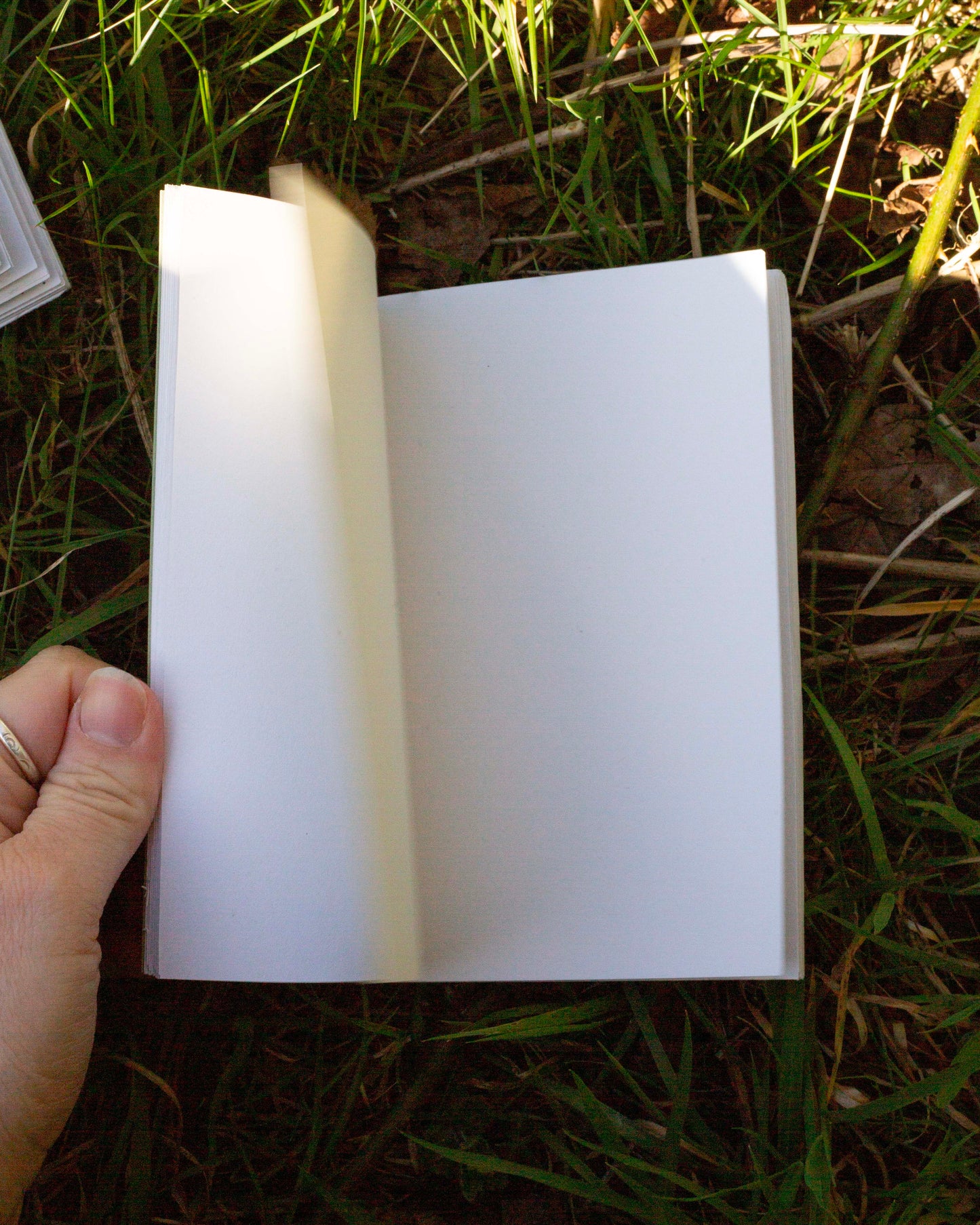 Blank A6 notebook