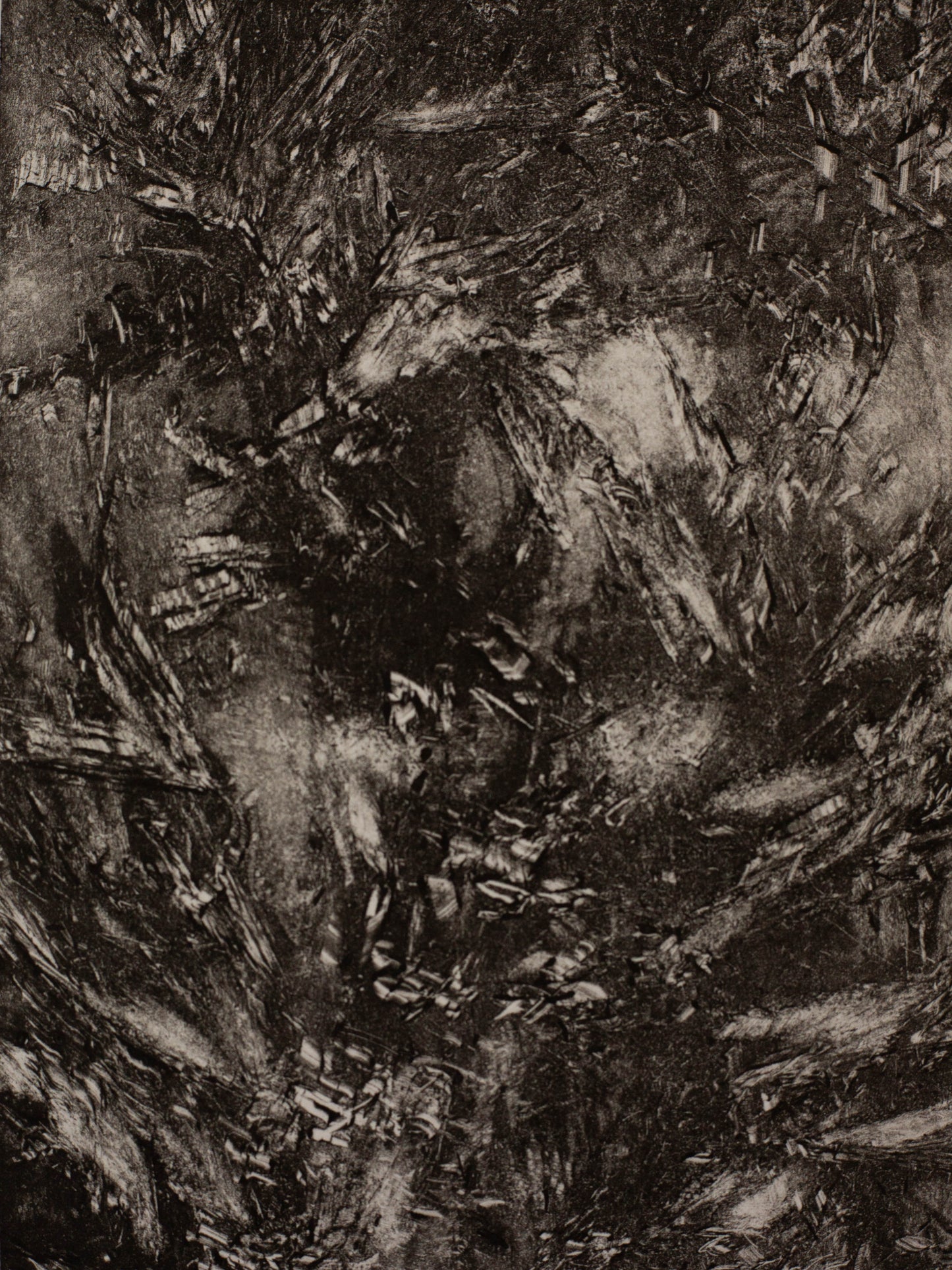 Grass In Motion - Monoprint - A4 1/1