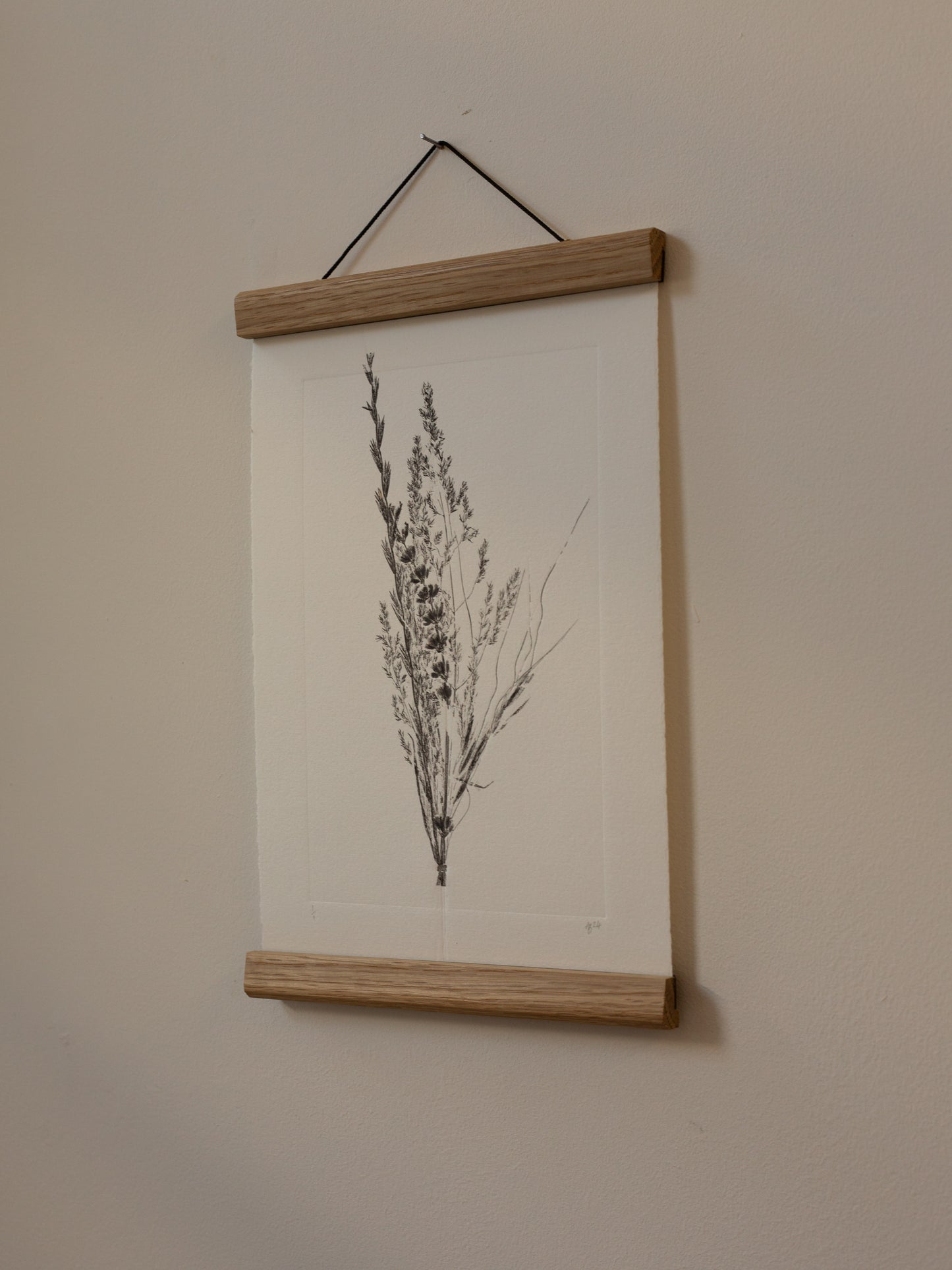 Grass Bunch 5 - Monoprint - A4 1/1