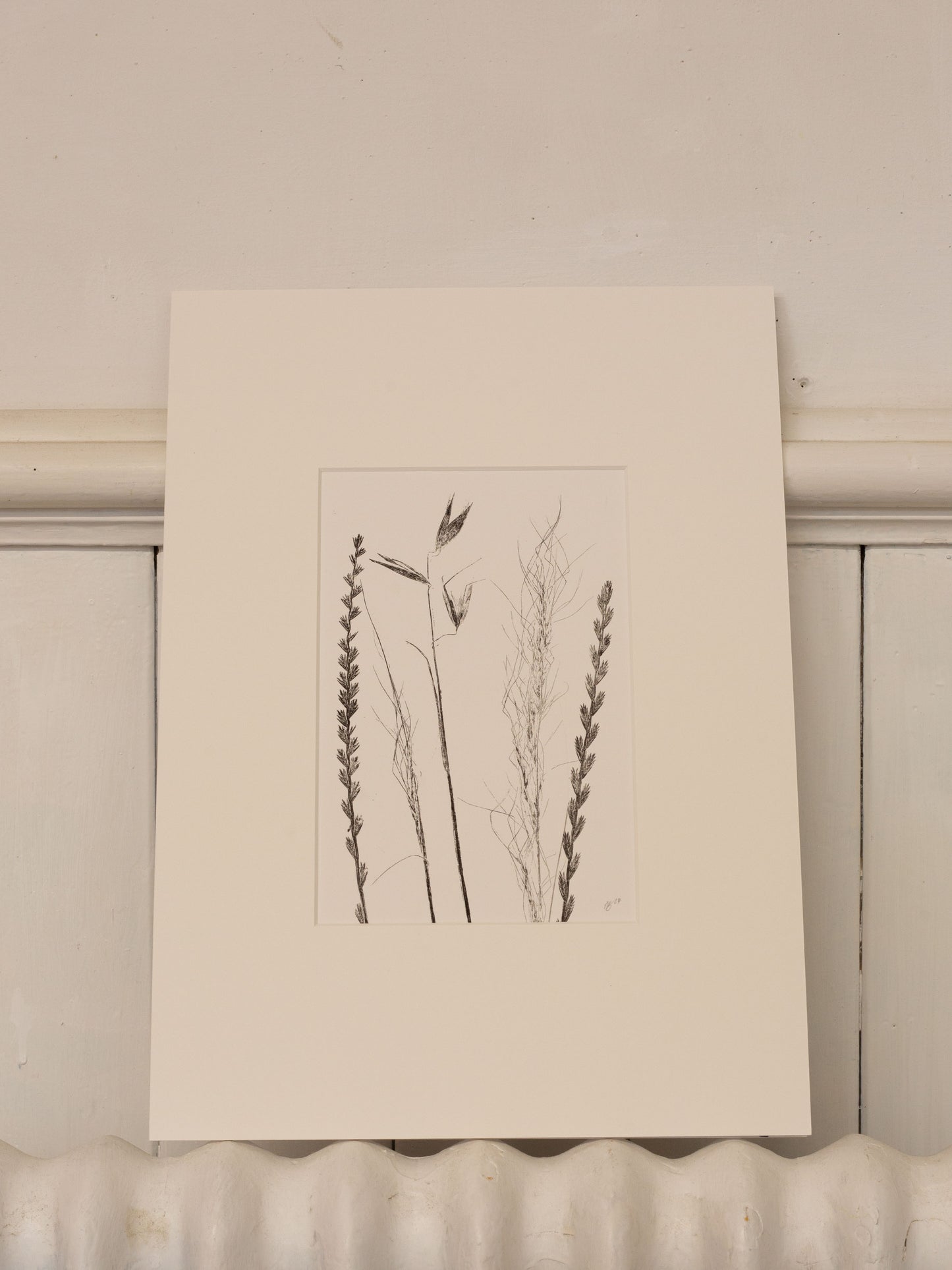 The Long Grasses Grow - Monoprint 1/1