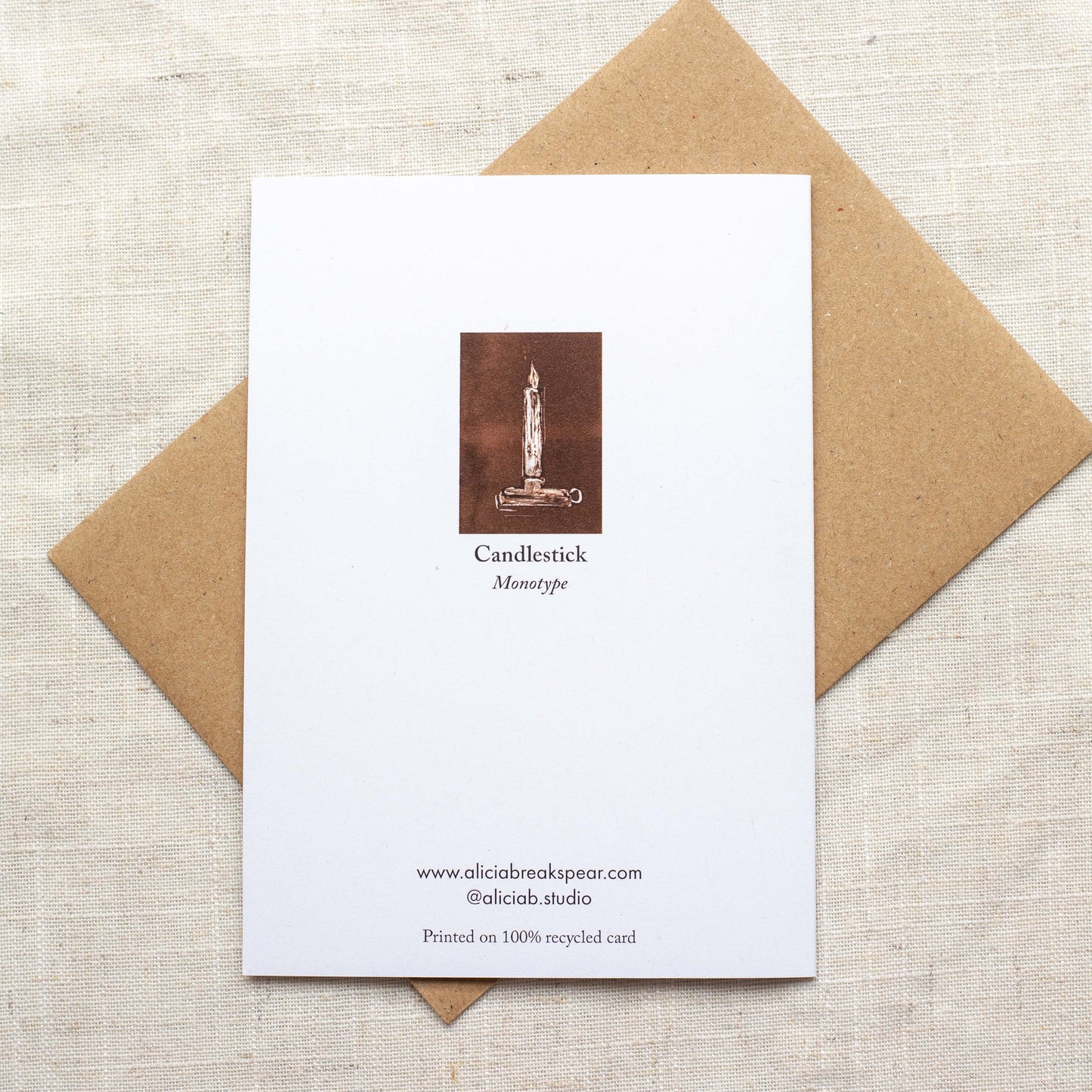 Botanical Christmas Cards – Minimalist Design – Monotype Nature Art - Pick your 4