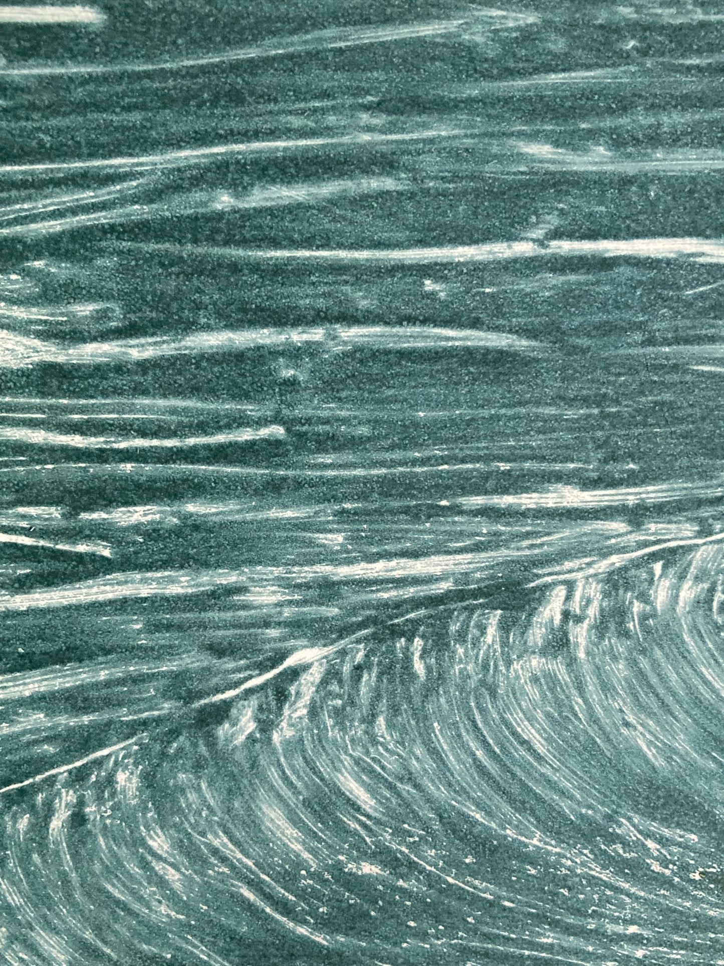 “Wave Study 5” Monotype Print 1/1