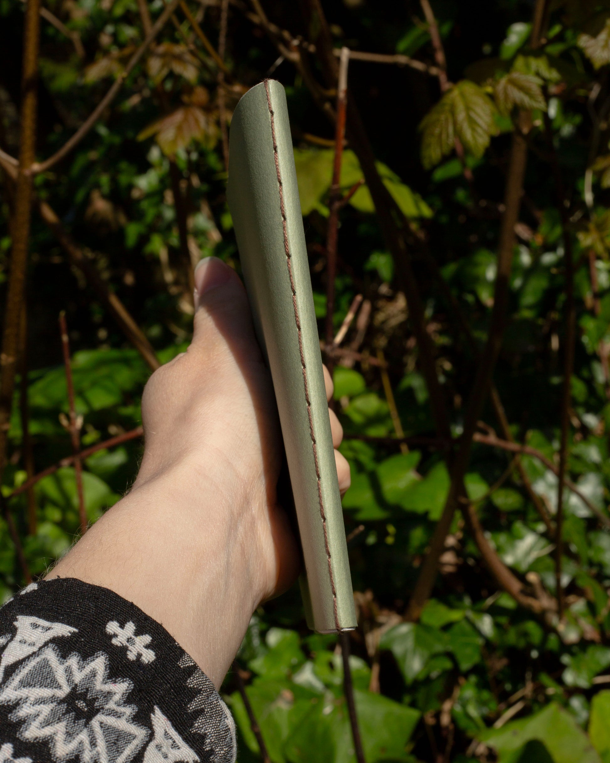 Hand stitched bound notebook