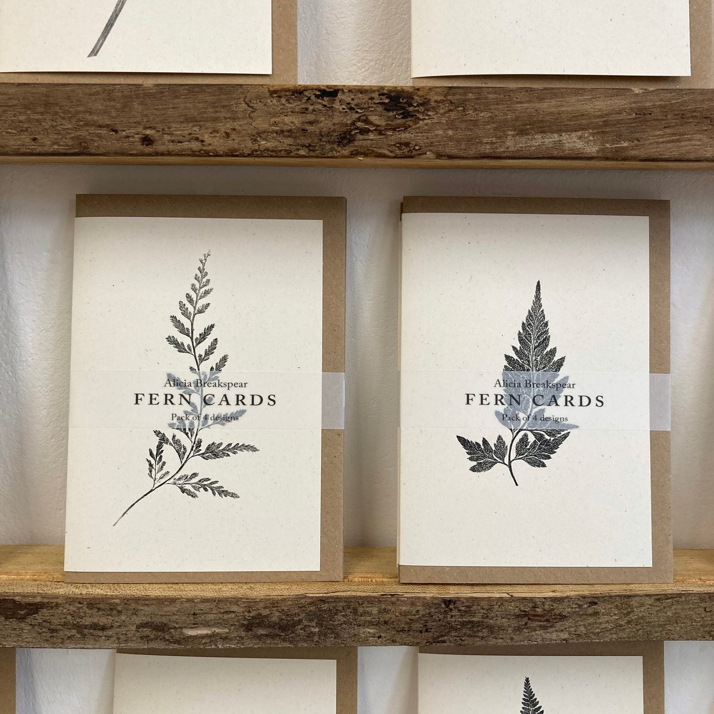 Fern Greeting Cards Pack of 4