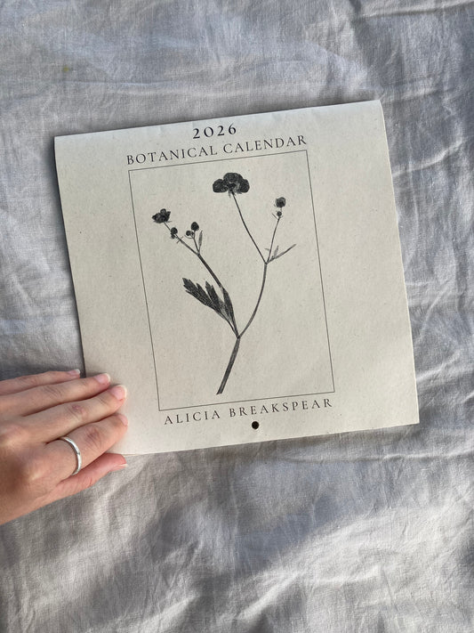 2026 Botanical Wall Calendar - Art Calendar