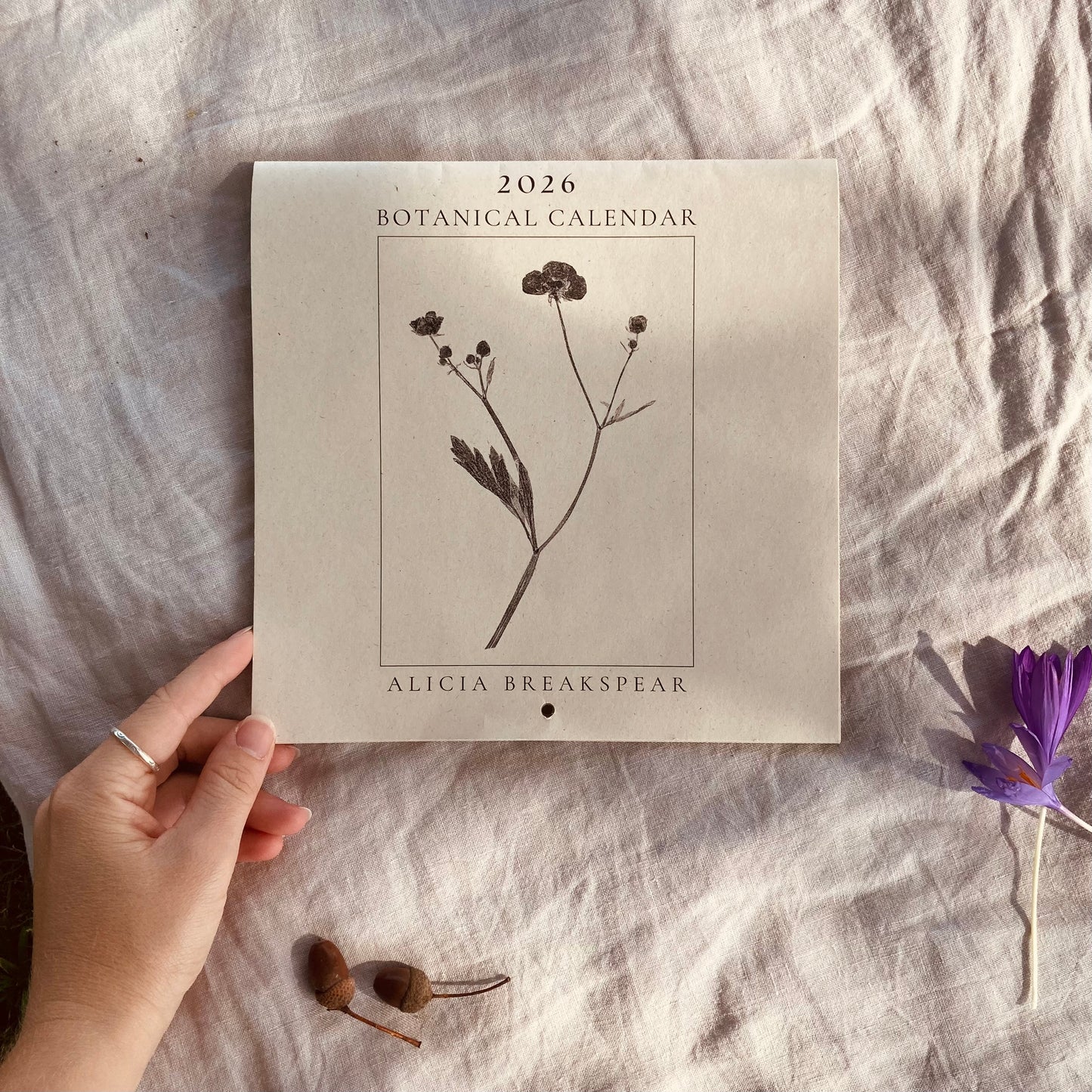 2026 Botanical Wall Calendar - Art Calendar