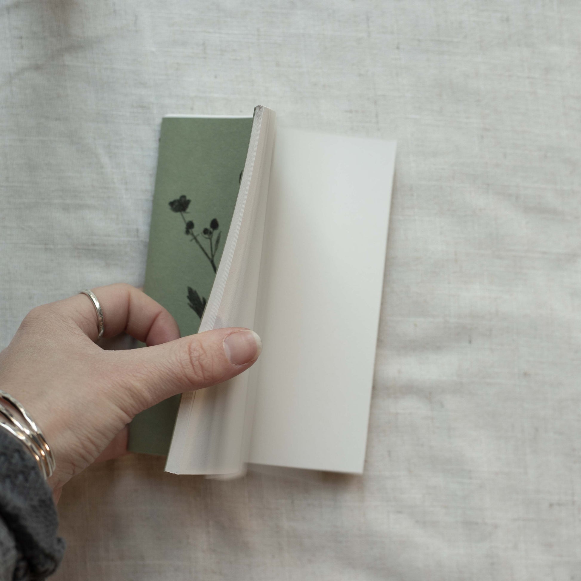 Meadow Buttercup Floral Notebook A6