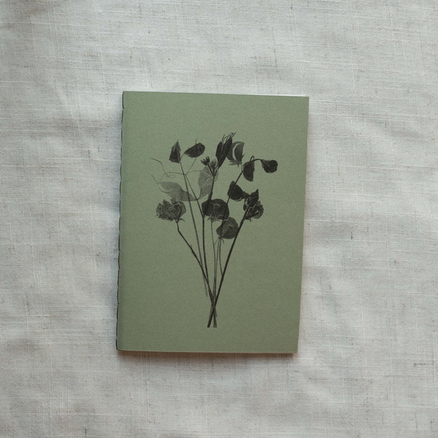 Sweet Peas Floral Notebook A6 1