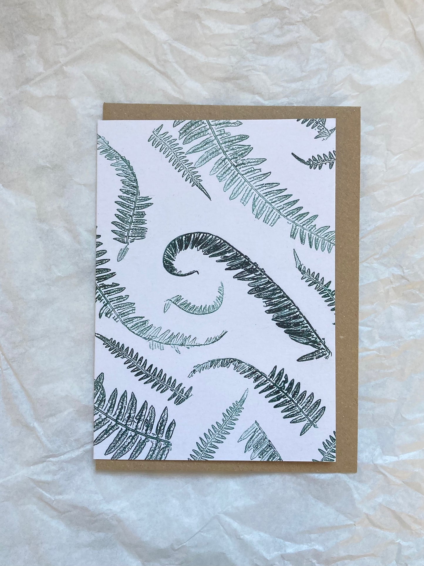 Botanical Monoprint Christmas Cards Mix and Match