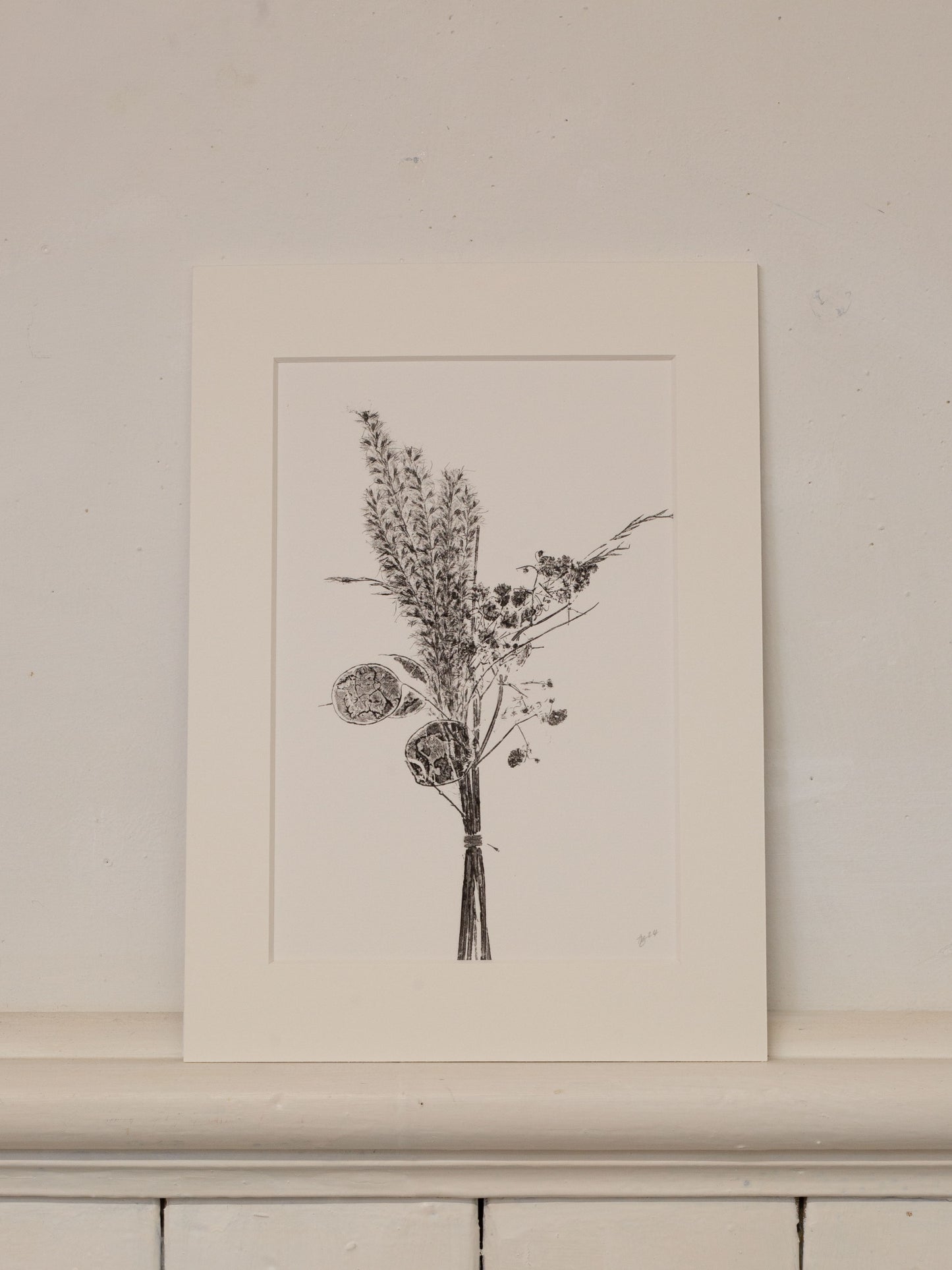 Grass Bunch 3 - Monoprint 1/1