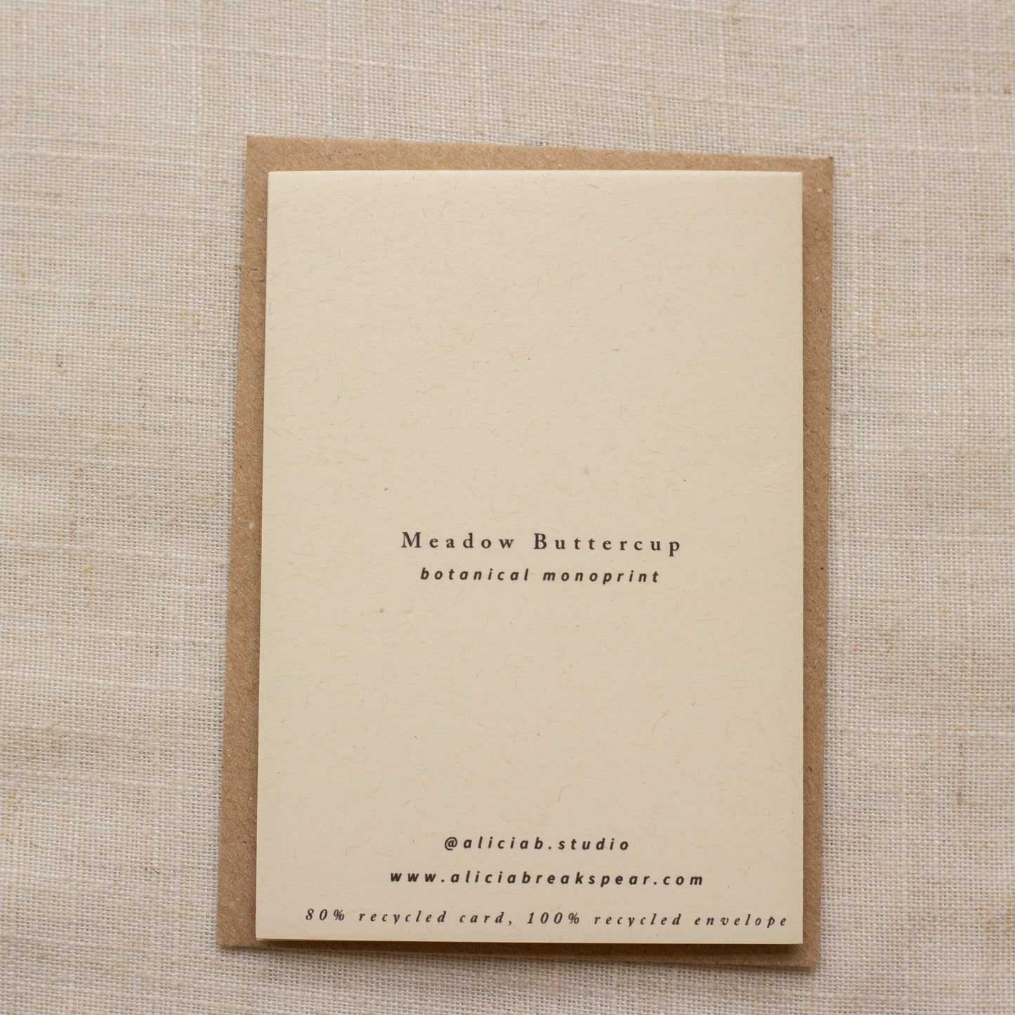 Meadow Buttercup Flower Greeting Card A7 - Cheer Up Buttercup