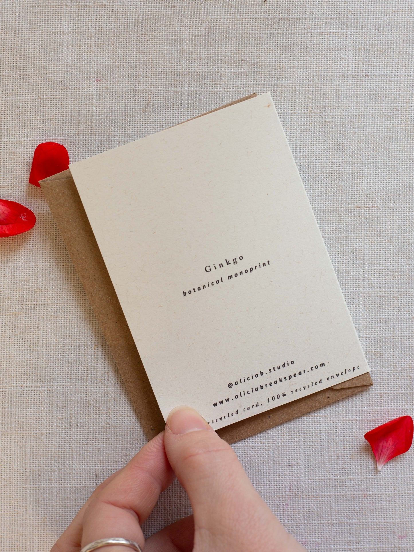 Valentine's Greeting Card A7 - I love you more than plants! Playful Card