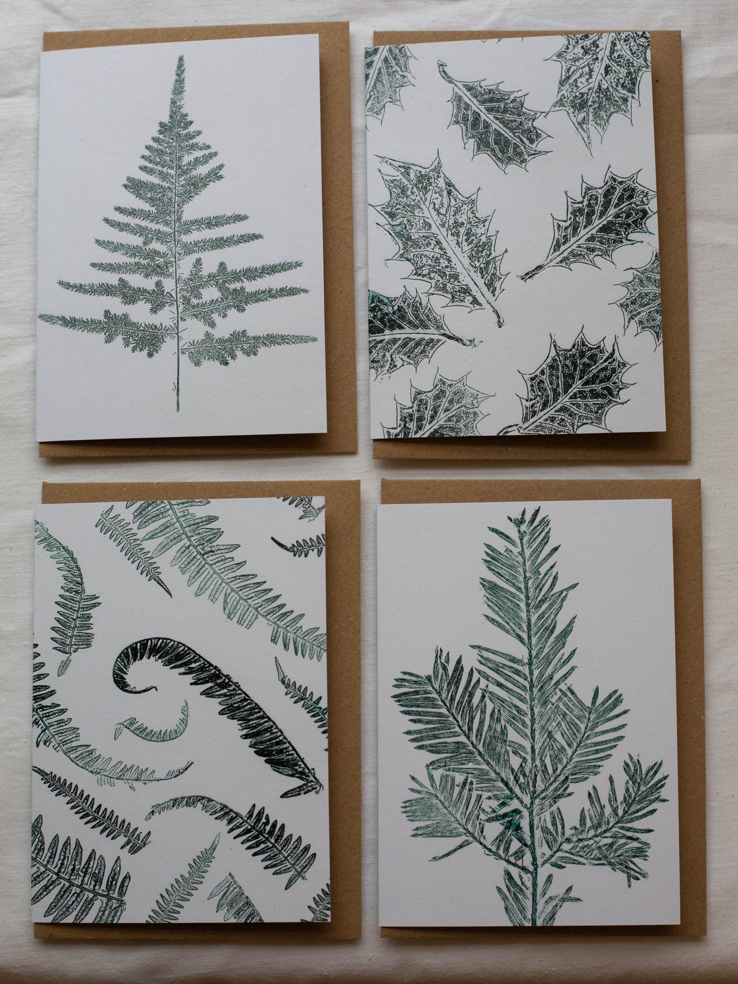 Botanical Christmas Cards - Pack of 4