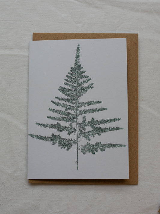 Botanical Monoprint Christmas Cards Mix and Match