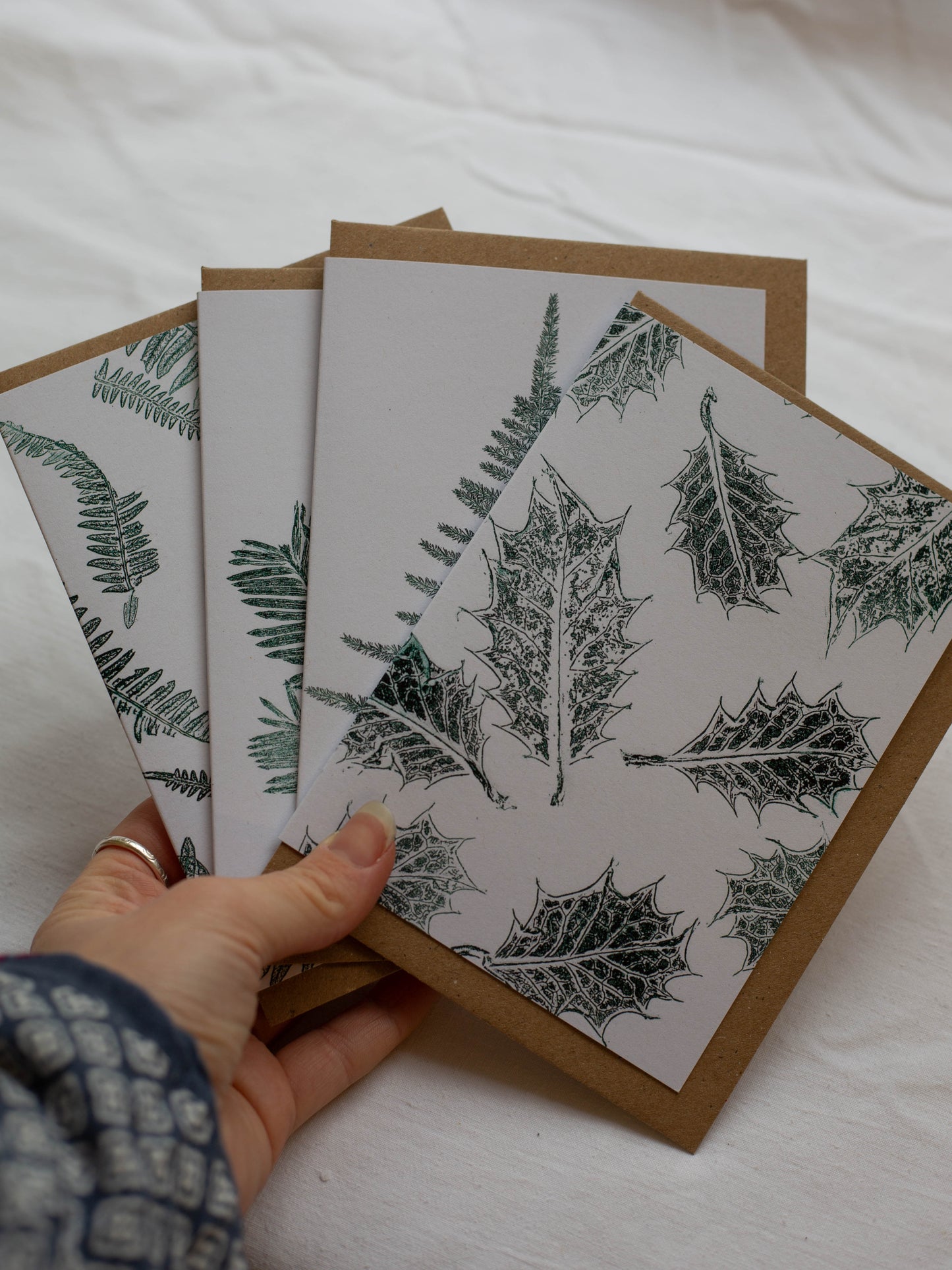 Botanical Christmas Cards - Pack of 4