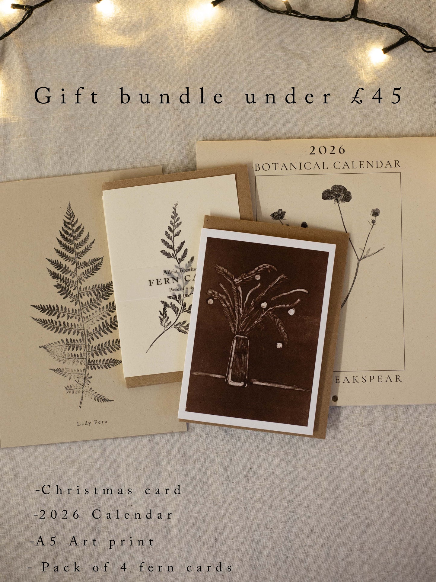 Botanical Art Gift Under £45