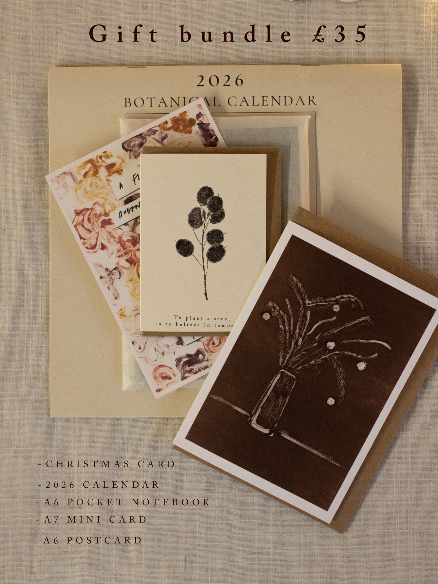 Botanical Art Gift Bundle for £35